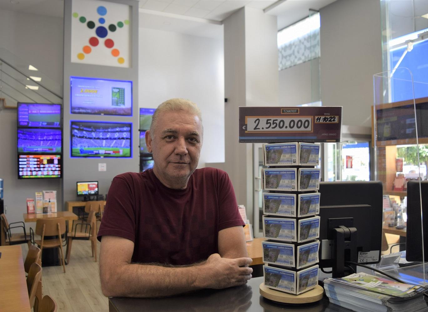 2: Γεράσιμος Κουλούρης, ιδιοκτήτης καταστήματος ΟΠΑΠ στην Καλλιθέα